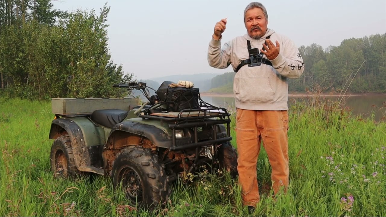 robert badine checking the farm cams