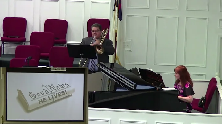 He Lives (trombone solo with song history included)