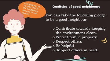 CLASS 4 HISTORY - Being a good Neighbour