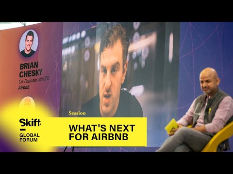 Airbnb CEO Brian Chesky at Skift Global Forum 2023