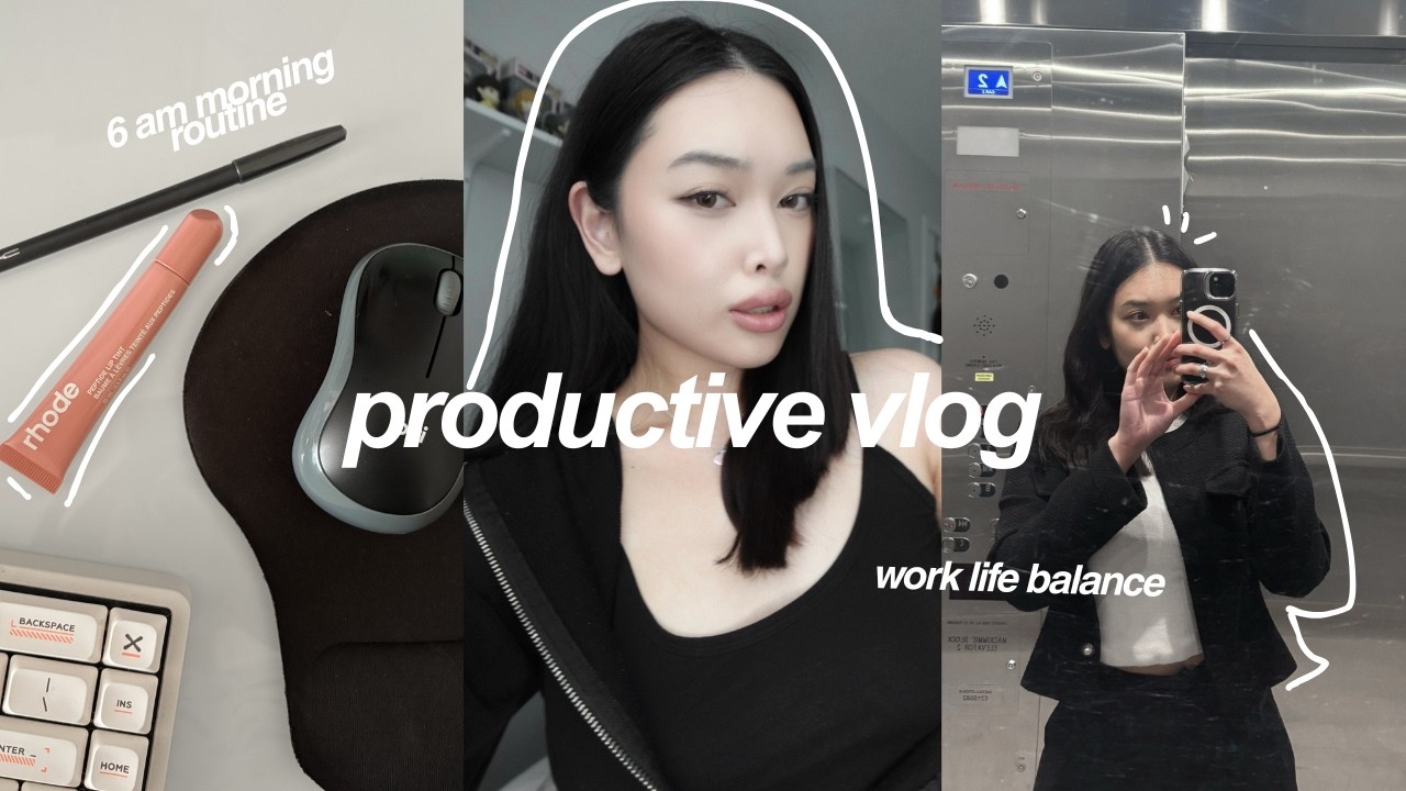 work diaries🖇️✩ ₊˚ 6AM PRODUCTIVE morning routine, sunday meal