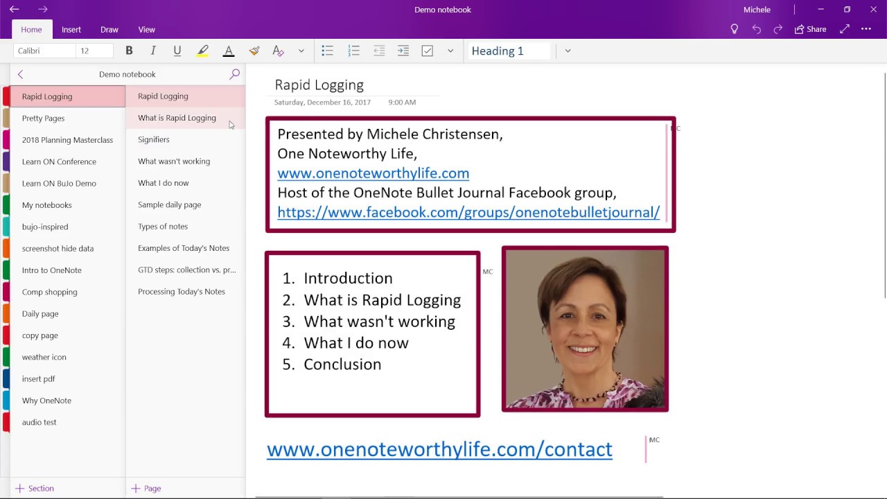 Bullet Journal Template For Onenote from i.ytimg.com