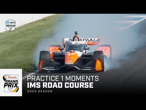 Top moments from Practice 1 // 2024 Sonsio Grand Prix at Indianapolis Motor Speedway 