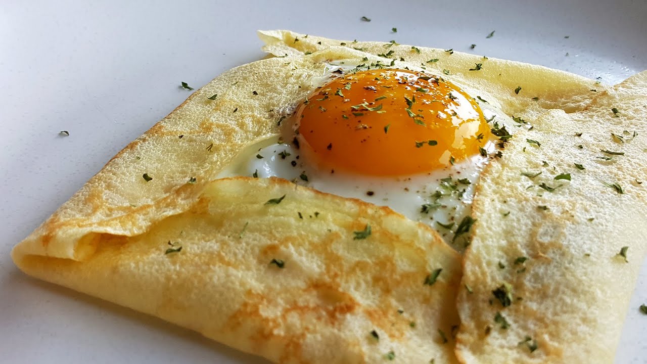 Savory Crepes (with ham, cheese, and eggs) - Everyday Delicious