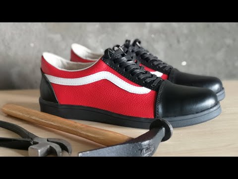 Custom shoes sewing with design look like "Vans old skool"