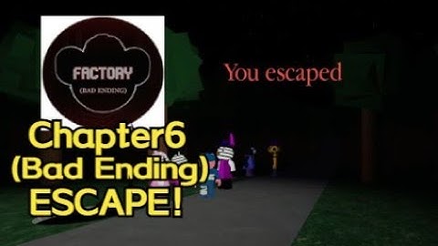 How to ESCAPEC Chapter6 Factory(Bad Ending) in Piggy:The Result of Isolation Book2