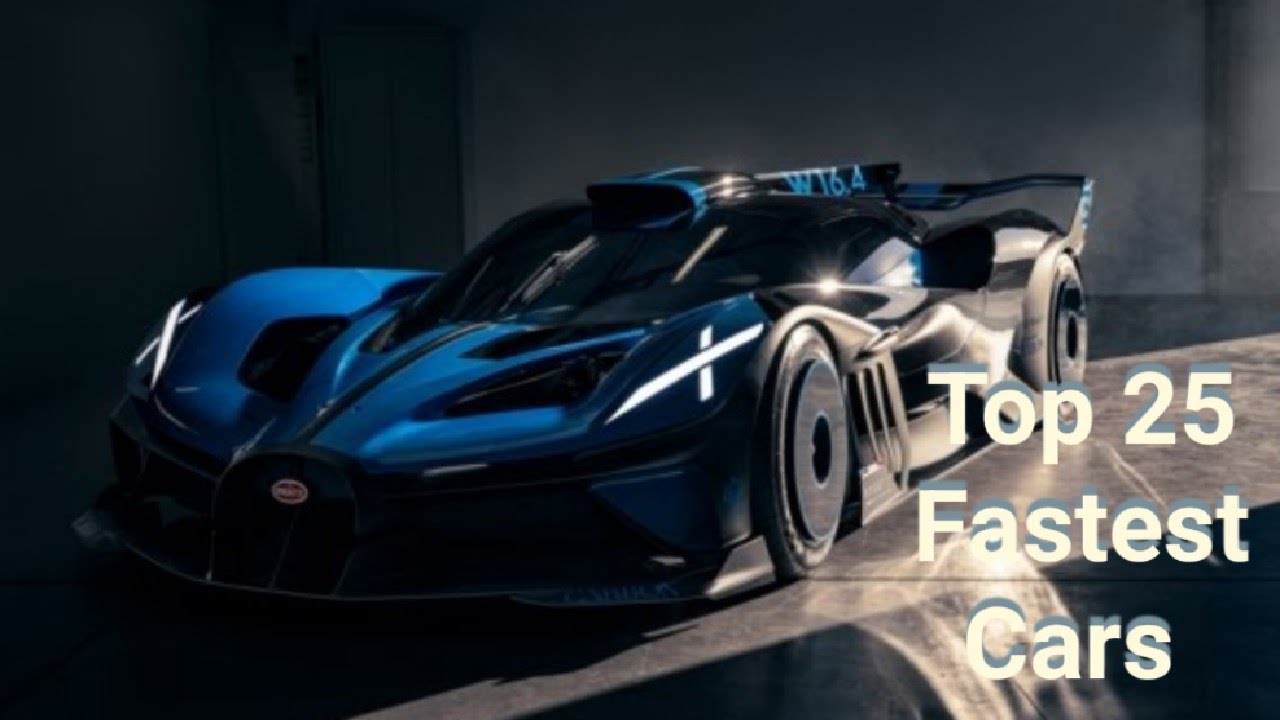 Top 25 Fastest Cars in the World| Info360 😱😱