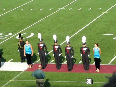 clear-lake-marching-band---drum-major-salute-(boa)