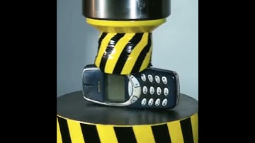 Hydrolic Press Vs.Nokia 3310 🙌🏼😍#shorts #nokia3310 #hydrolicpress ##satisfyingvideos #satisfying