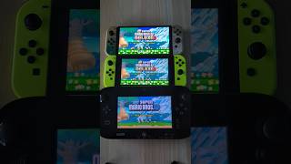 New Super Mario Bros- Nintendo Switch OLED vs Switch vs WiiU Speed Comparison
