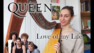 👑 Queen - Love of My Life {Celtic hapr cover} - 34-string harp