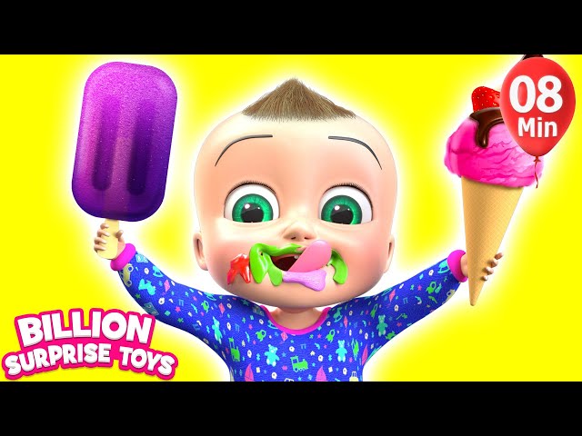 Ice Cream Park Song - BillionSurpriseToys Nursery Rhymes, Kids Songs class=