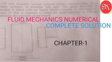 PROBLEM SOLVED #4 FLUID MECHANICS NEWTONS LAW OF VISCOSITY RELEATED PROBLEM||TU,PU,POU,KU,MU & OTHER