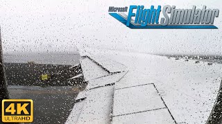 4kmicrosoft Flight Simulator 2020  Maximum Graphics  7478i  Rainy Takeoff In Singapore