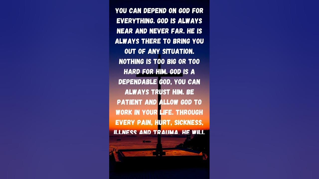 depend-on-god-for-everything-youtube