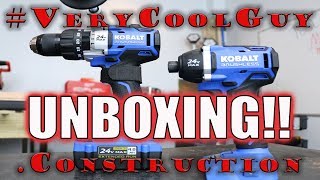 KOBALT (KLC2224A-03) 24 Volt Max Brushless Combo Kit UNBOXING!