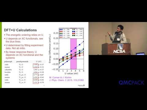 14 - Ye Luo - Phase stability of rutile, anatase, brookite TiO2 polymorphs from QMC