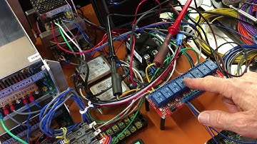 CNC - Testing 8-channel board, proximity sensor - 9-17-16