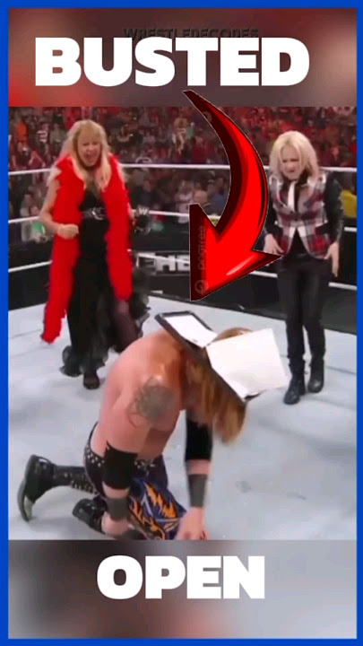😳What Happened When a 58-Year-Old Legend Broke a WWE Star on Live TV? #wwe #shortsfeed #shorts