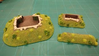 Let's Make  Cheap & Easy Trenches, Emplacements & Breastworks Scatter Terrain