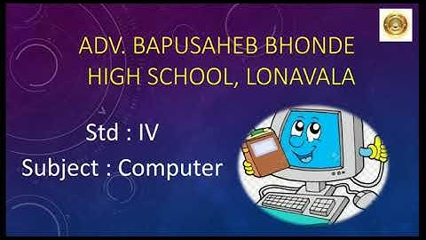 STD : IV, Subject: Computer, L. no. 4. Windows Accessories