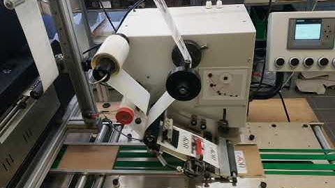 LAB510 Labeler in combination with L901 Label printer for print&apply applications