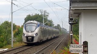 France Sncf Class B83500 Regiolis Passing Stephansfeld Near Strasbourg On A Northbound Train