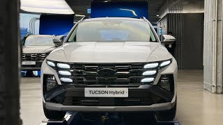 🔇 2025 Hyundai Tucson Facelift Hybrid \& N-Line Exterior \& Interior walkaround, no narration