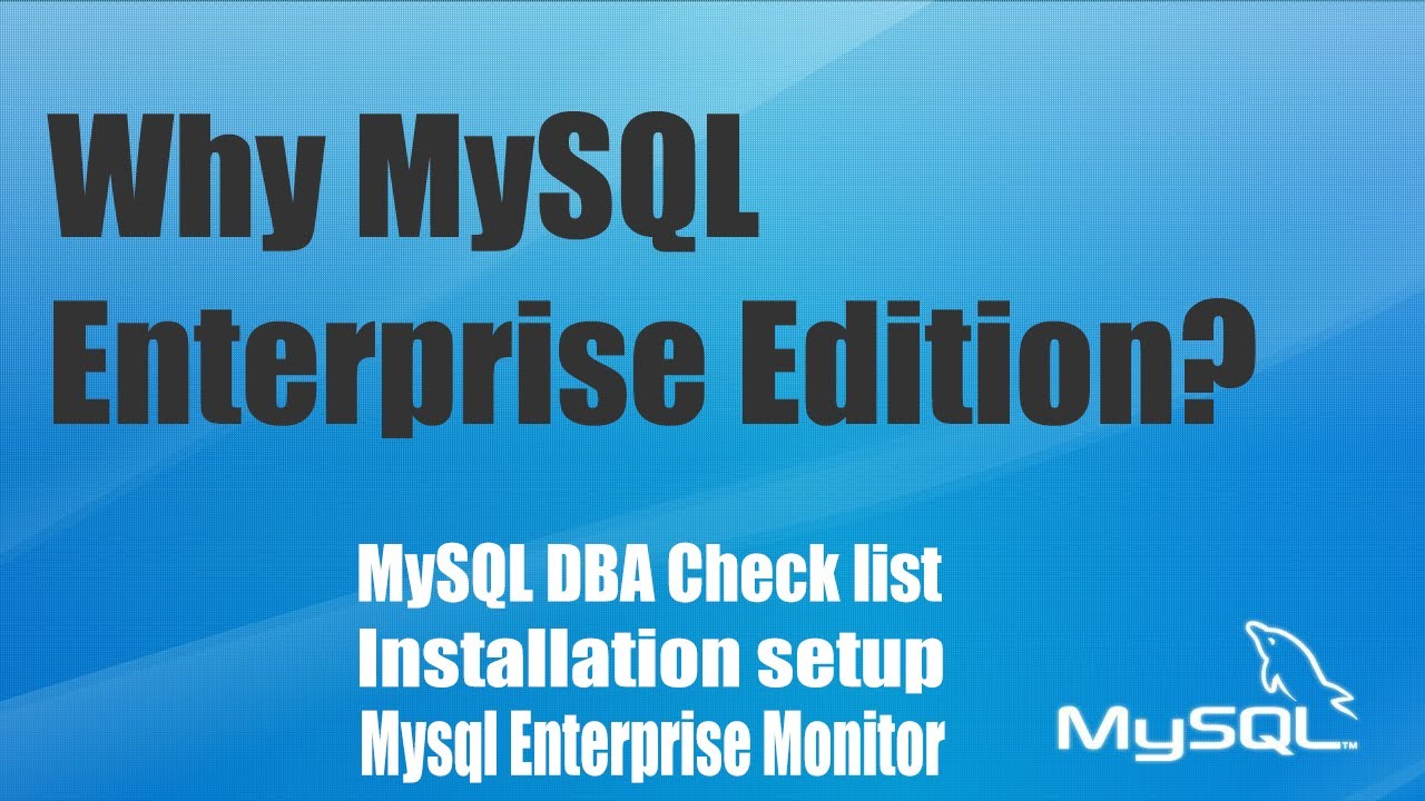 mysql enterprise license