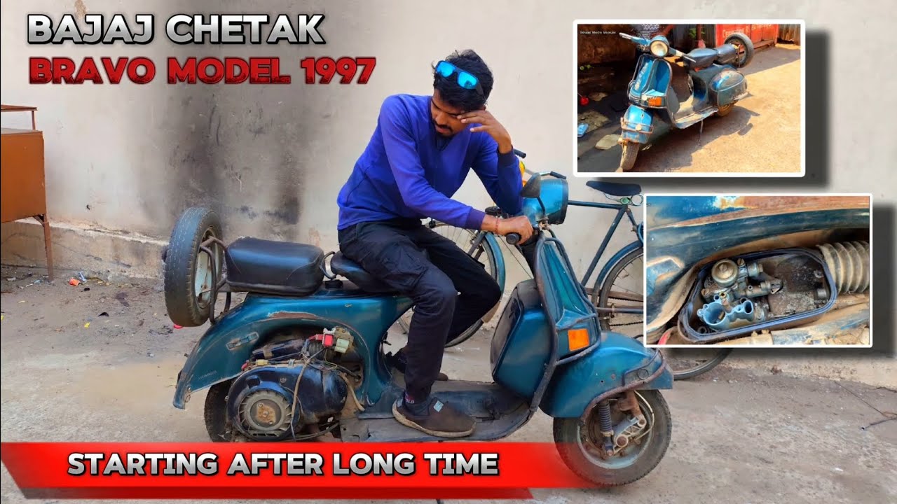 Bajaj scooter | Starting after long time @desiremotovlog - YouTube