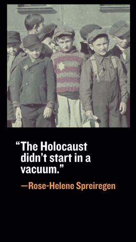 Holocaust survivors Ros-Helene, Ruth, and Nat recall when hatred against Jews shattered their world.