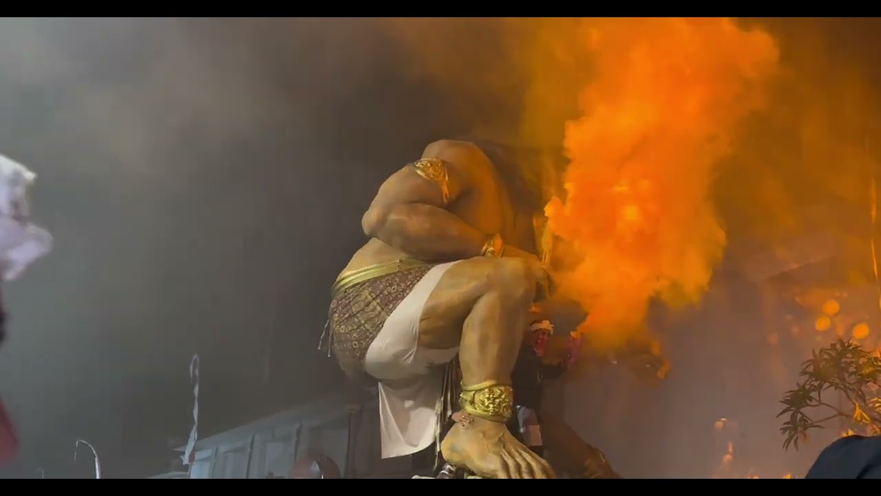 parade ogoh ogoh banjar malet kuta mesir di banjar kayuambua 26 mei 2025