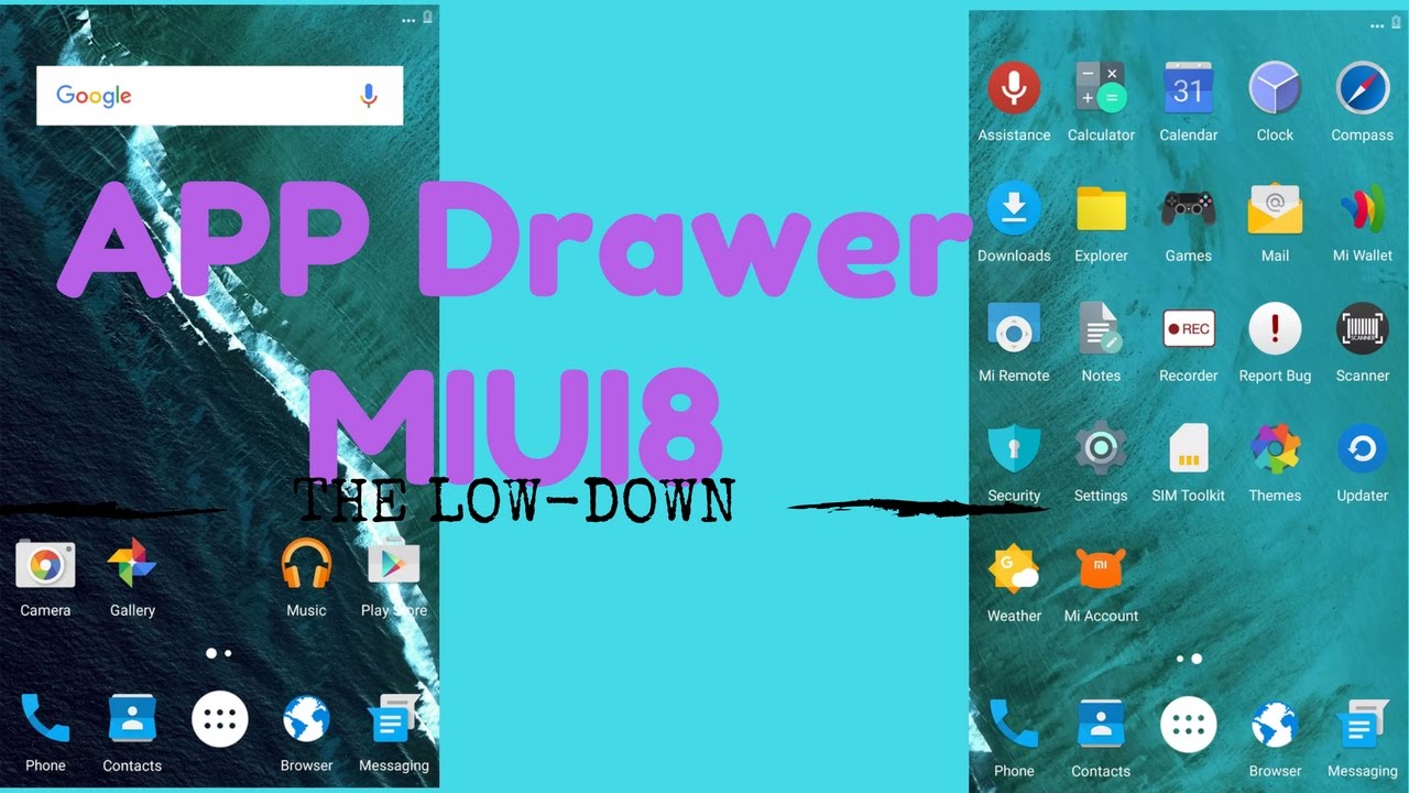 How To Add APP DRAWER To Redmi Note 3 4 Or Any Xiaomi Device Running