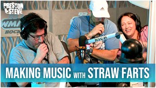 Making Music with Straw Farts | The Preston & Steve Show