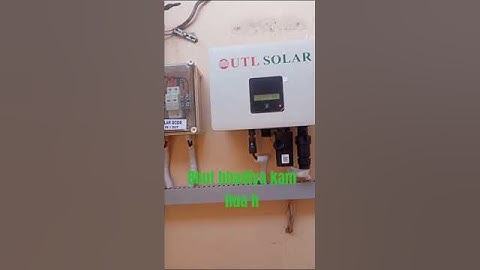 Utl ongrid solar inverter 3kw|| #solarenergy #solarsystem#inverter #solarpcu #utlinverter