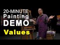 20-minute Mike Svob painting demo (values)