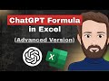 Advanced ChatGPT Function for Excel (NEW & IMPROVED)