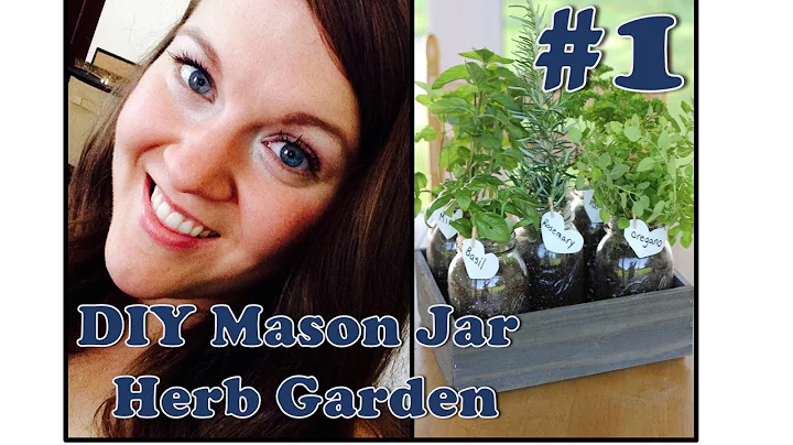 DIY #1-Mason Jar Herb Garden!!!!