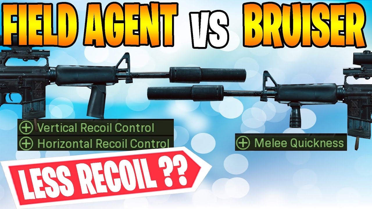 Warzone FIELD AGENT vs BRUISER Best GRIP for RECOIL DMR 14 AUG M16