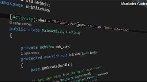 Webview android app for your website using xamarin