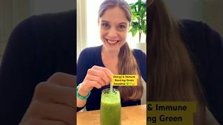 Immune Boosting Green Smoothie ??shorts smoothierecipes healthydrink plantbased