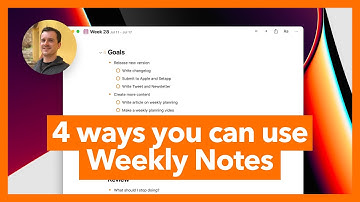 4 ways you can use the new Weekly Notes