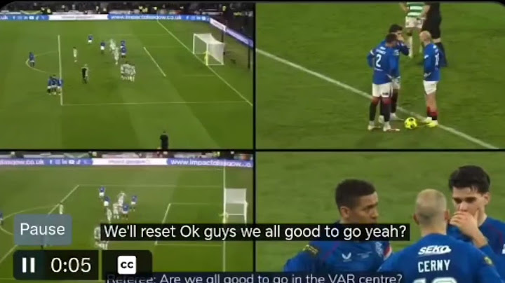 CONTROVERSIAL ! Rangers V Celtic VAR audio released .