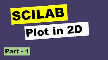 SCILAB: Plot in 2D using In-Built Command plot.