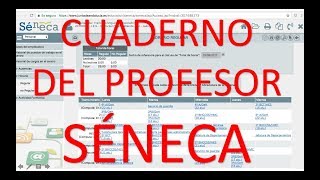 Cuaderno del Profesor Séneca Tutorial