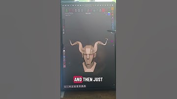 horn tutorial for nomad sculpt #nomadsculpt #art #creaturedesign #fantasy