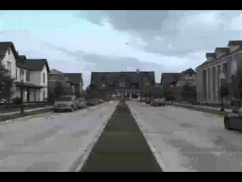 The Cottages at College Station - Main Street at Dusk Timelapse