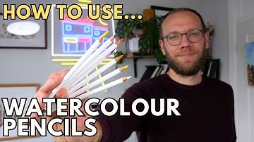 How To Use Watercolor Pencils - A Beginner