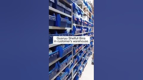 Shelfull bins video from Guanyu customer #storage