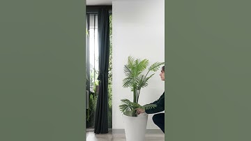 How to Style Fake Palm Trees (Artificial Is Getting Crazy) #artificialplants #homedecorideas